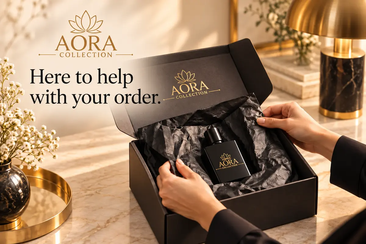 AORA Collection — Here to help with your order.