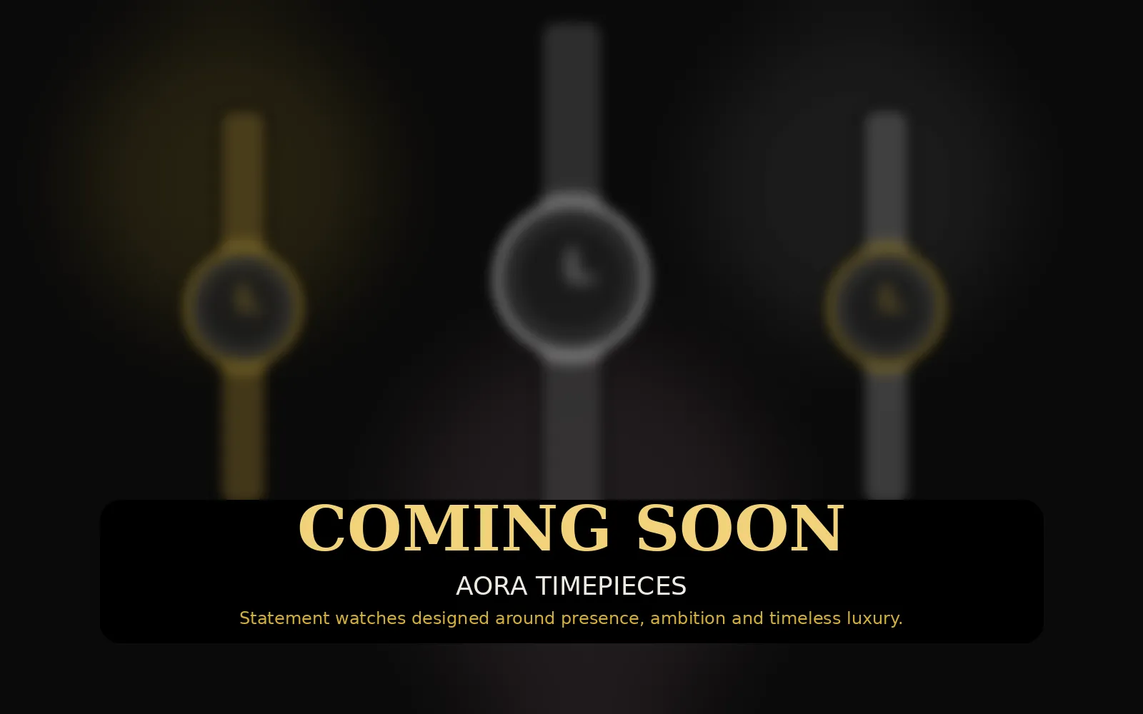 AORA Timepieces coming soon automatic watch preview